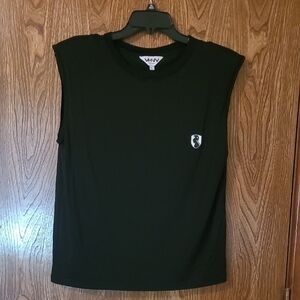 VHNY Black Sleeveless Tee